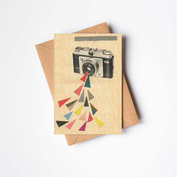 Camera Greeting Card - Snaps