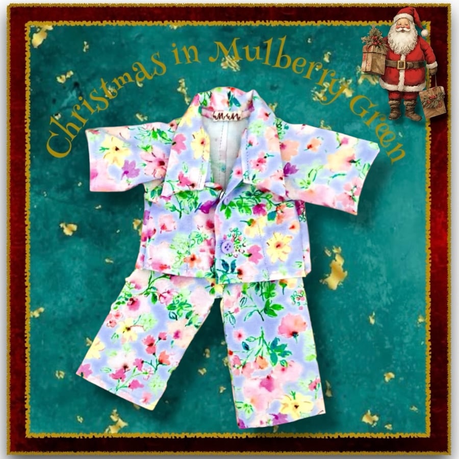 Reserved for Susan - Lavender Floral Pyjamas