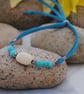 Turquoise & seed pod friendship bracelet - Image 5