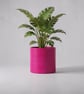 Extra Large 23 cm Fuchsia Pink Statement Plant Pot Indoor Planter - Image 1