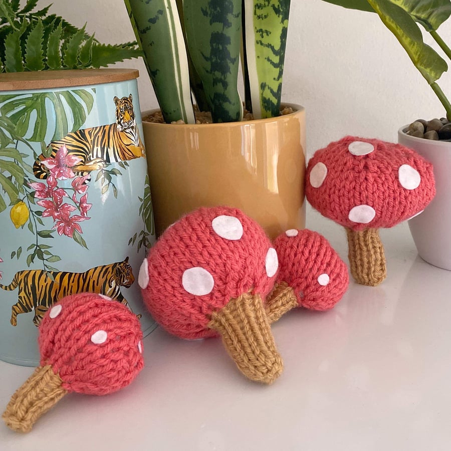 Toadstool Christmas Decorations 
