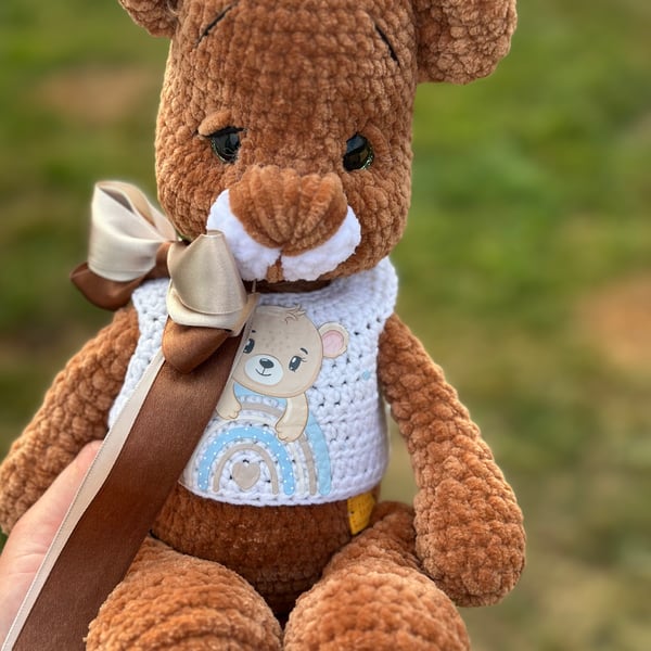 Handmade Crochet Amigurumi Soft Toy teddy bear