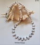Howlite, White Onyx Silver Plated Necklace - Image 2
