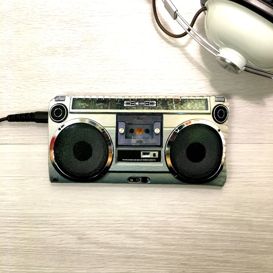 Retro Boom Box Phone Case (fits iPhone 7 6 5, Samsung, Nokia, HTC)