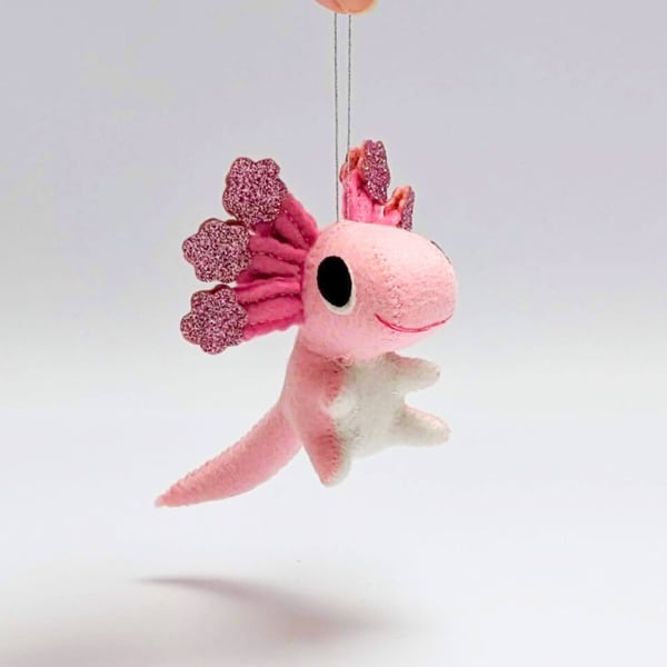 Axolotl hanging decoration