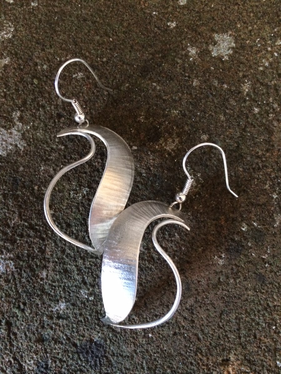Sterling Silver shell earrings
