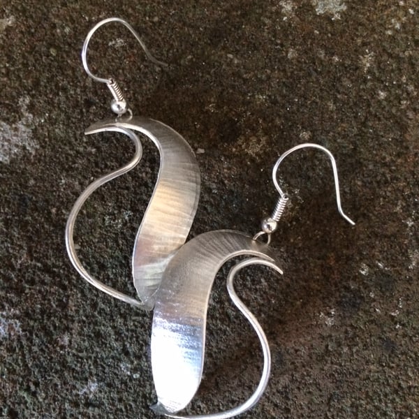 Sterling Silver shell earrings