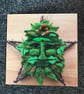 Folklore green man greeting card . - Image 2