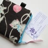 HALF PRICE SALE Coin Purse with Pretty Little Pussy Cats