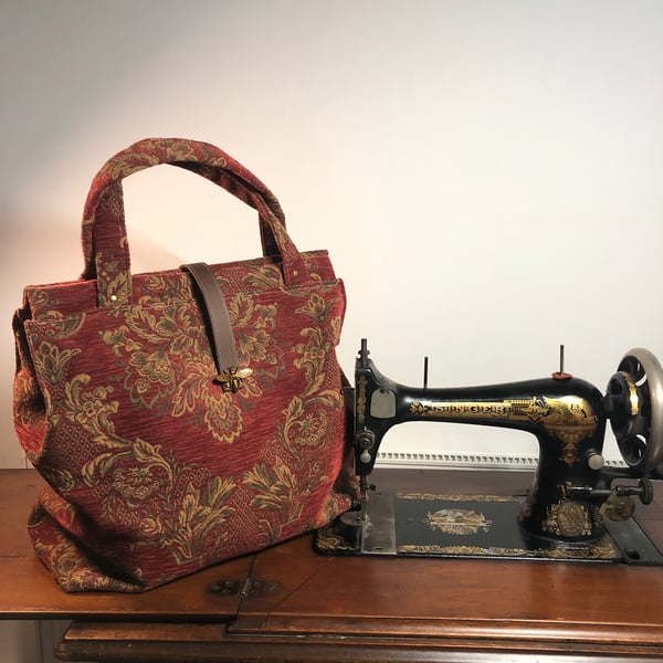Rich Red Travel Bag