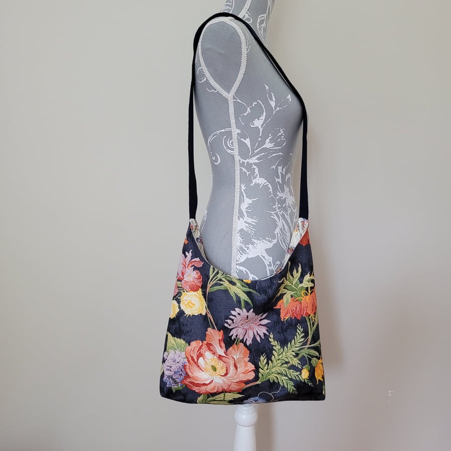 Sanderson 'Avening' floral slouchy shoulder crossbody bag