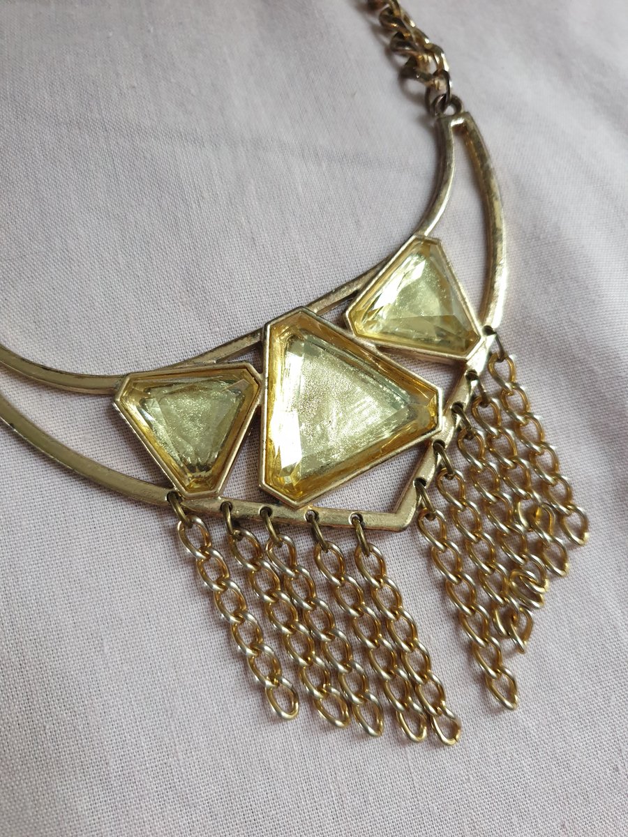 Chunky Bronze Tone Coin Charm Bracelet. Upcycled, One of a Kind