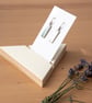 Triangle Card Holder and Earring Display Made From Plywood - Image 4