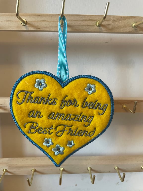 Scented Thank You Heart – A Gift from the Heart Best Friend 