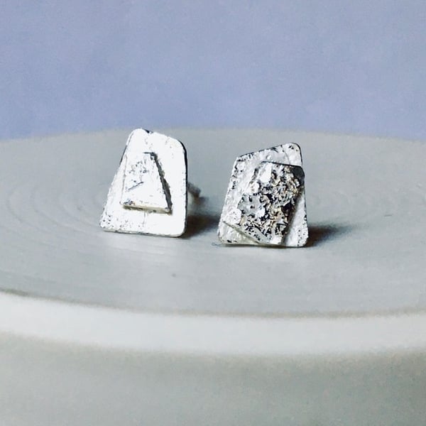 mini monoliths - ecosilver studs