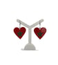 Moroccan flag earrings, love Morocco,  loveheart jewellery, african queen,   - Image 5
