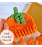 Crochet Pattern - Pumpkin Baby Hat  - Image 5