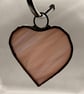 Stained glass small heart, PINK and PURPLE variations - Image 6