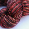 Charred - superwash wool-nylon 4 ply yarn
