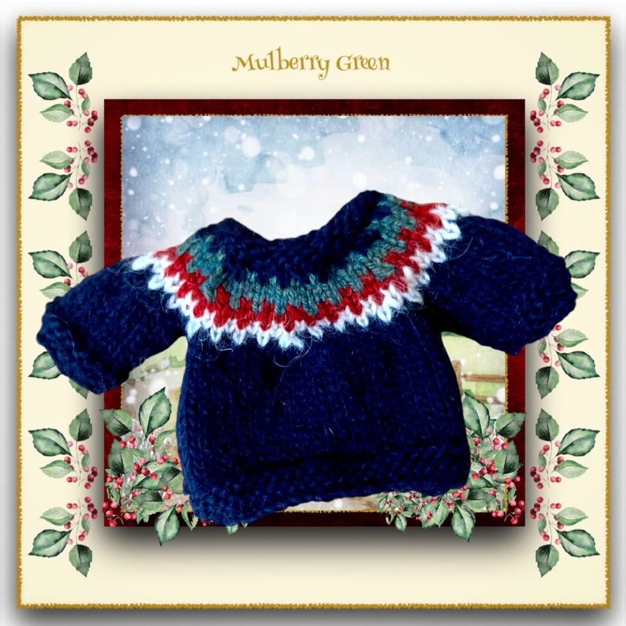 Reserved for Maxine - Icelandic Yoked Jumper