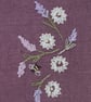 Hand Embroidered Keepsake Greetings card - Image 2