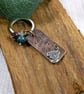 Keyring, Copper and Sterling Silver Cuddly Bear Bag Charm - Image 7