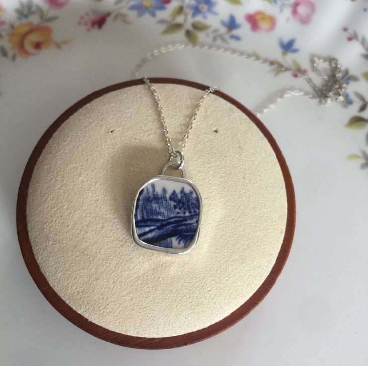 Pottery Necklace, Vintage Broken Plates Necklac... Folksy