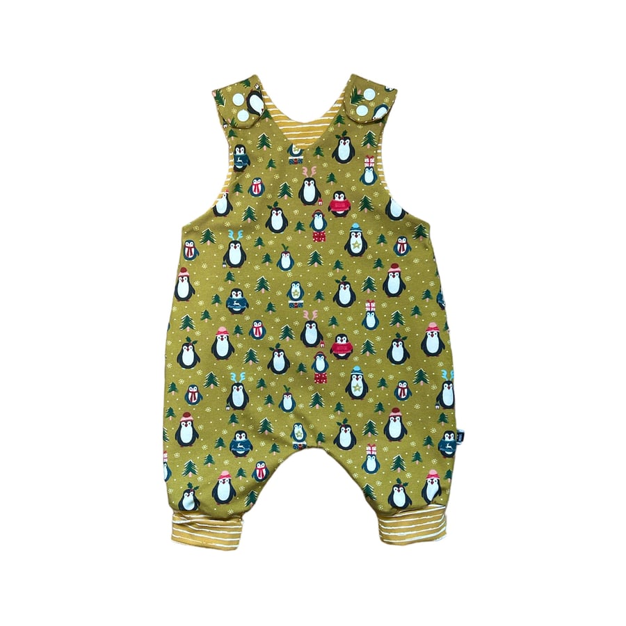 Reversible Penguin Romper - up to 12-18 months