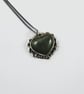 Jasper Heart Necklace, Sterling Silver & Copper Artisan Pendant - Image 5