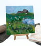 An original Scottish landscape - acrylics - with easel - mountains - loch  - Image 6