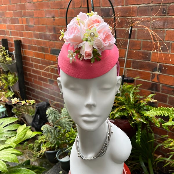 Beautiful Handmade hat, Hat for the Races, Hats for Ascot, Special Occasion Hats