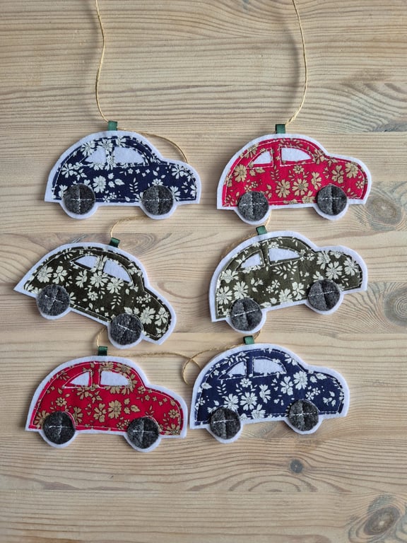 Liberty Fabric Bunting Cars
