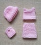 KNITTING PATTERN PDF Little Sister in Baby Pink - Image 3