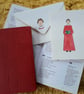 Greetings card with original choir boy design - Image 3