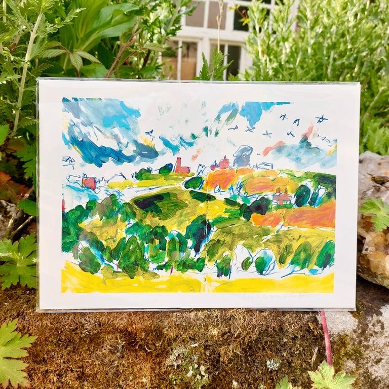 A4 Carn Brea hill Cornwall