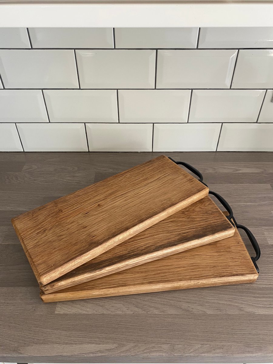 Oak board with handle