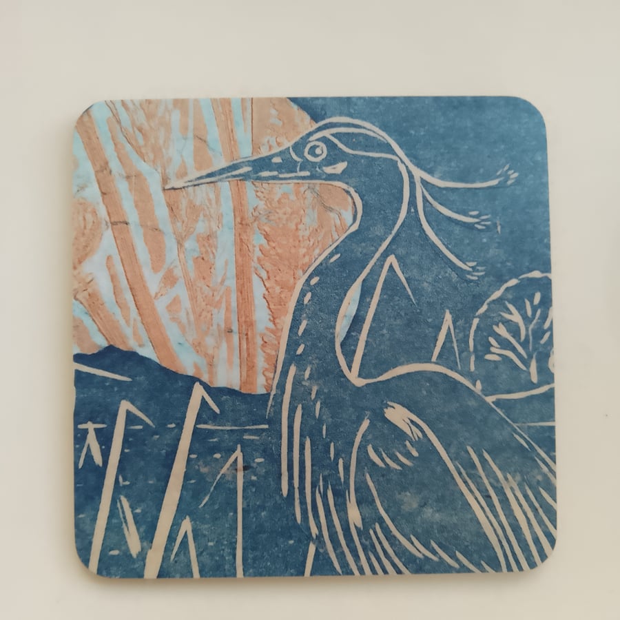 Coaster heron collage