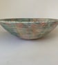 Hand painted wooden Bowl. Statement bowl fruit bowl Decorative display 