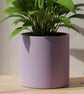 Large Statement 19cm Soft Lilac Purple Round Plant Pot - Image 1