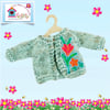 Reserved for Maddie - Turquoise Embroidered Cardigan
