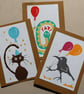 Party Animals Cat Card - Image 3