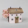 Pink Blossom Country Cottage - Wooden House. Made to Order 