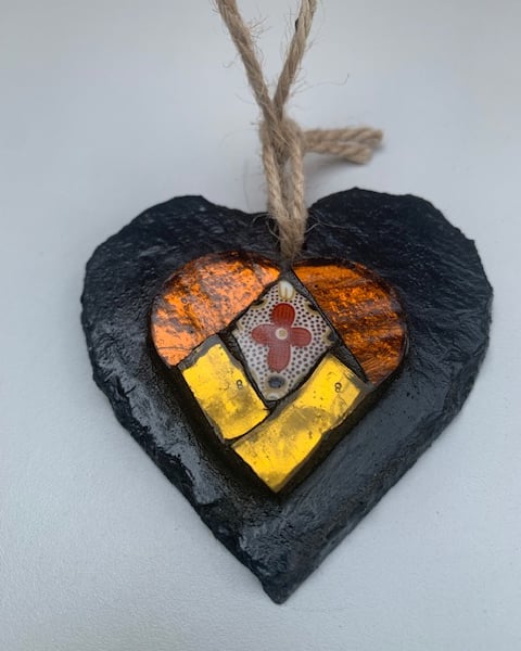 Mini Mosaic Heart