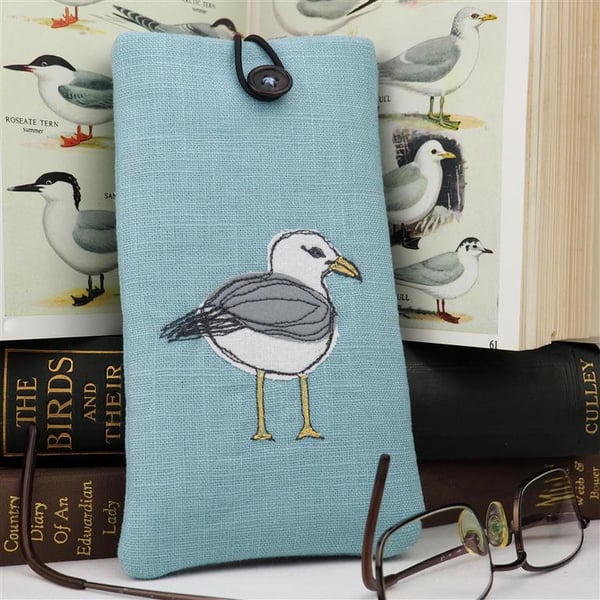 Glasses Spectacles Case Seagull Nature Wildlife Seaside Coastal Bird 