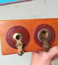 Vintage Tape Measure Key and Letter Rack 17 - Image 2