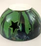 Crochet Ceramic bowl Lead free Glaze Large Yarn bowl, Knitting yarn bowl  - Image 5