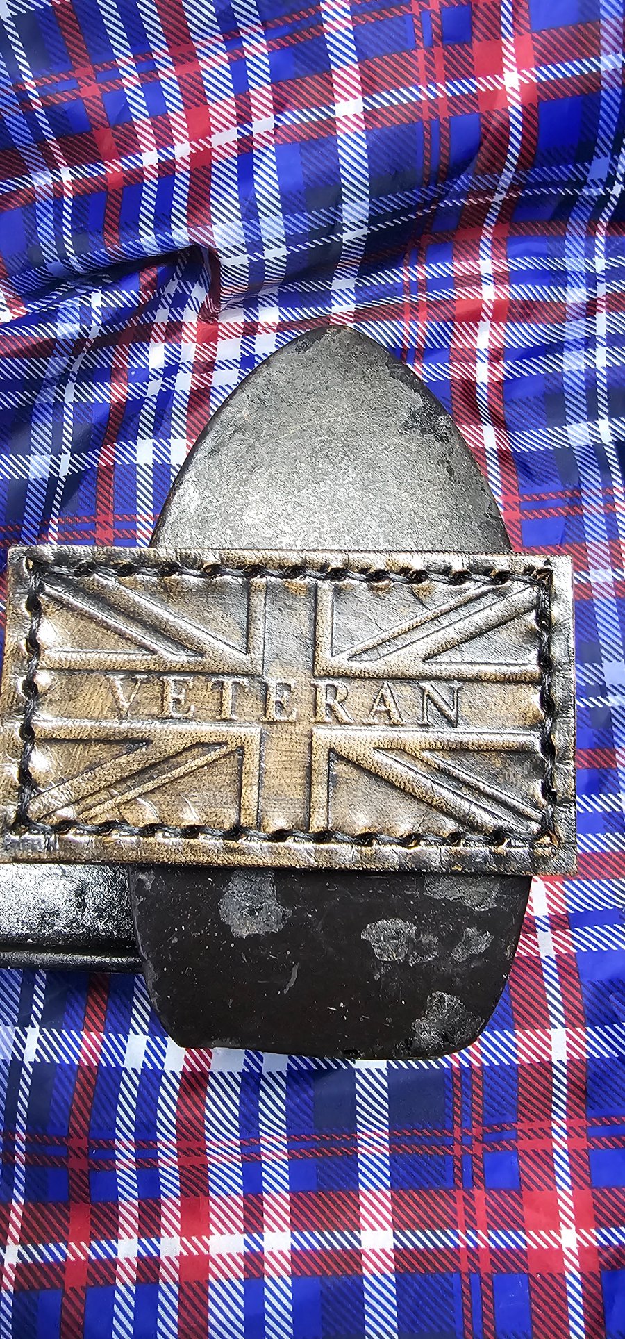 Uk veterans  leather patch 