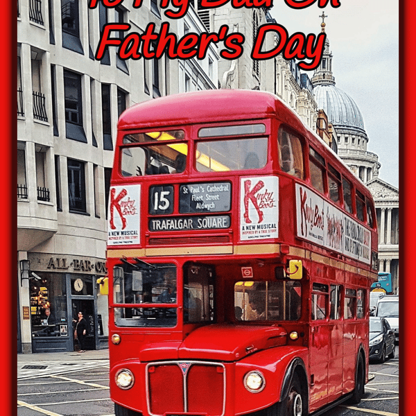 Routemaster Bus A5 Greeting Card 