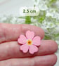 Pink Forget Me Not Pin, Handmade Remembrance Brooch, Sympathy Gift, Keepsake - Image 4