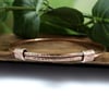 Copper Adjustable Fit Bangle. Textured Bracelet. Ladies Size Medium-Large